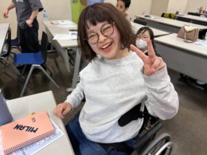 笑顔に