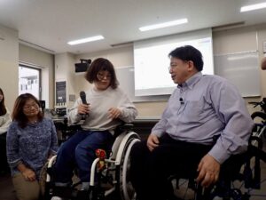 体験者の女性からヒアリング